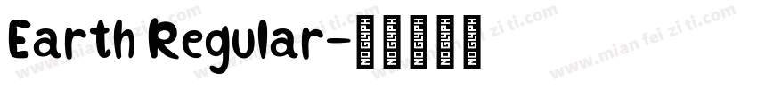 Earth Regular字体转换